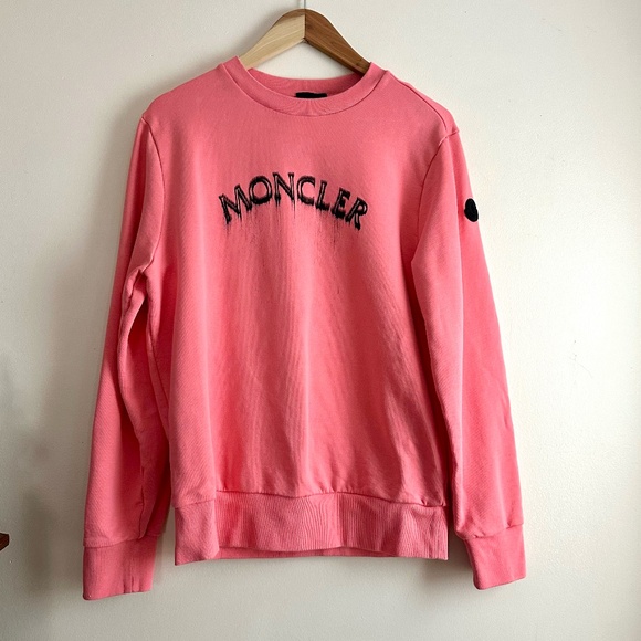 Moncler • Cotton French Terry‎ Logo Graphic Sweatshirt - Picture 1 of 13